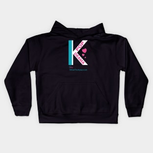 K design with K-Pop and K-Drama Kids Hoodie